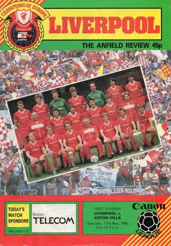 Match programme